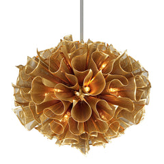 Pulse Medium Chandelier by Corbett Lighting 218-416-GL