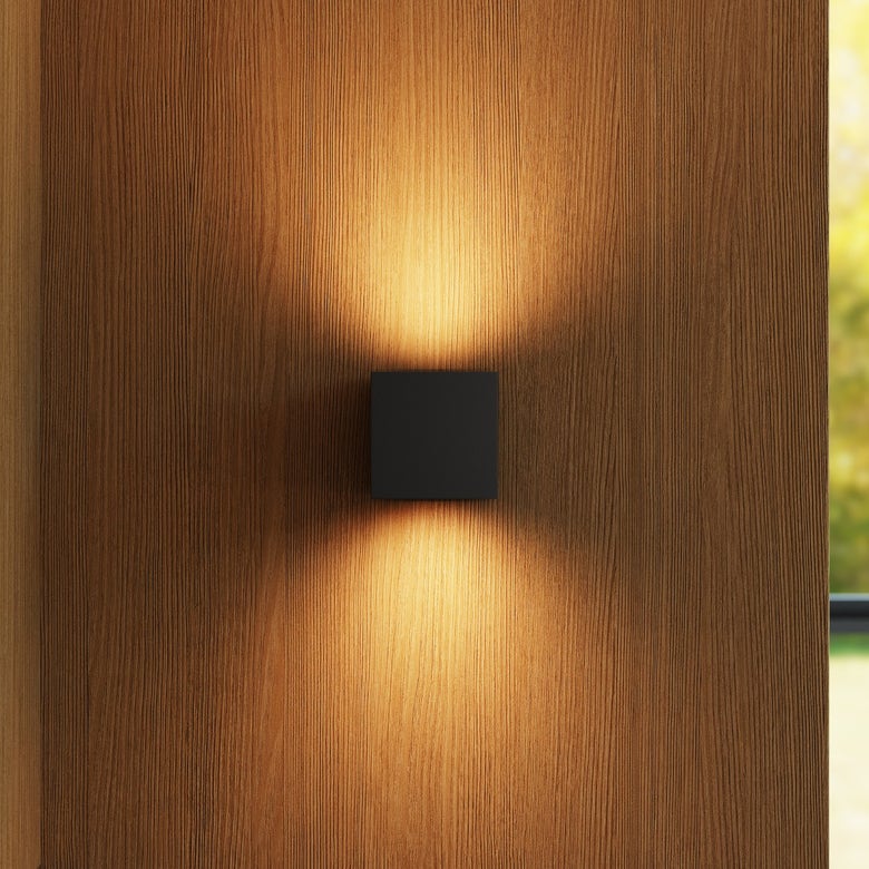 Qube Small Sconce by SONNEMAN - 5W LED, Dimmable, C-ETL-US Wet Rated, Modern Design