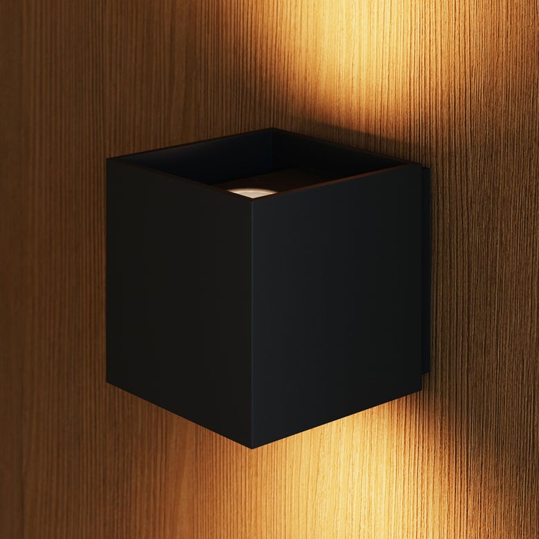 Qube Small Sconce by SONNEMAN - 5W LED, Dimmable, C-ETL-US Wet Rated, Modern Design