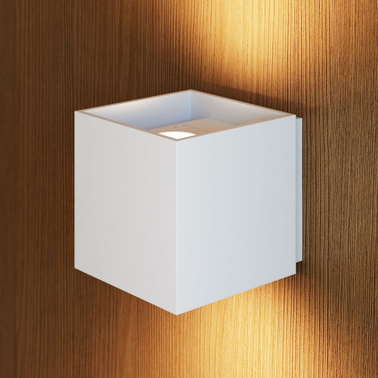 Qube Small Sconce by SONNEMAN - 5W LED, Dimmable, C-ETL-US Wet Rated, Modern Design