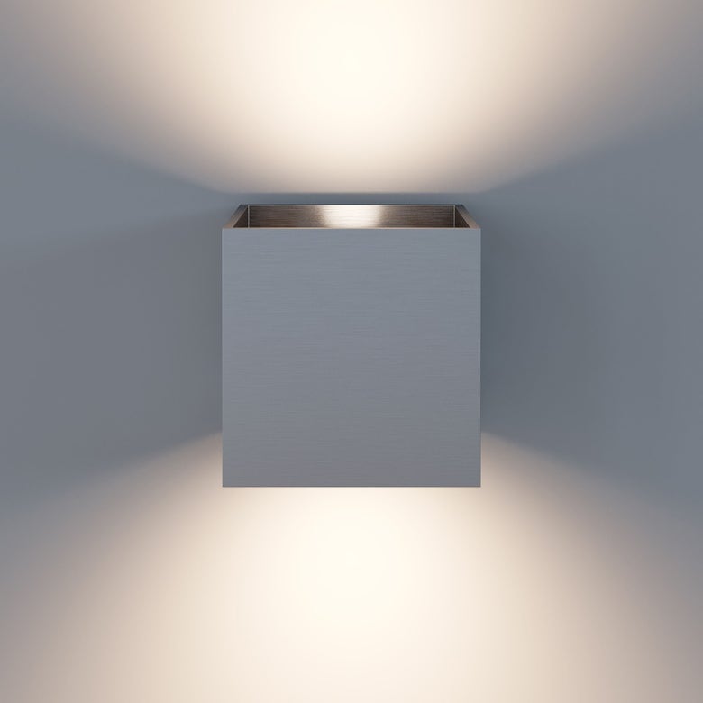 Qube Small Sconce by SONNEMAN - 5W LED, Dimmable, C-ETL-US Wet Rated, Modern Design