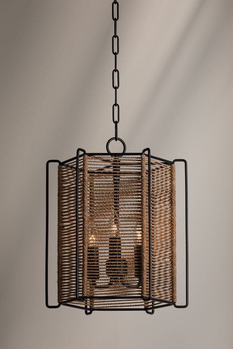 Ramon Lantern by Troy Lighting F9813-TBK