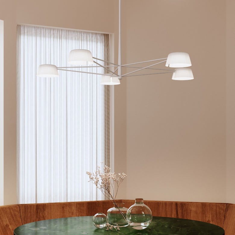 Ray 5-Light Chandelier by SONNEMAN 2035