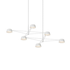 Ray 6-Light Chandelier By SONNEMAN - Dimmable LED, Energy Efficient, Modern Design, 3000K Warm Light