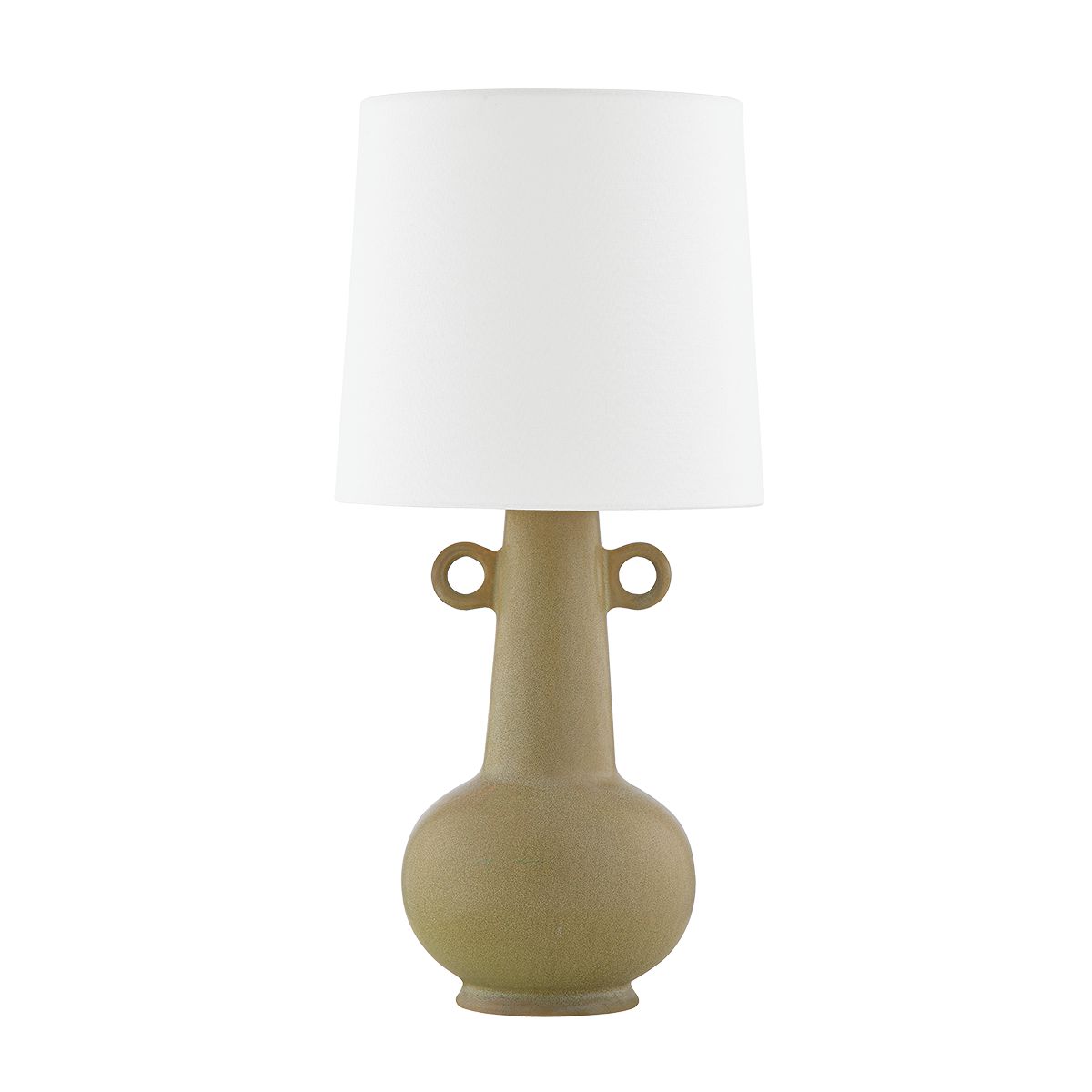 Rikki Table Lamp - Ceramic Reactive Golden Olive