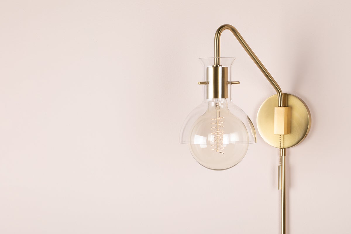 Riley Plug-In Wall Sconce