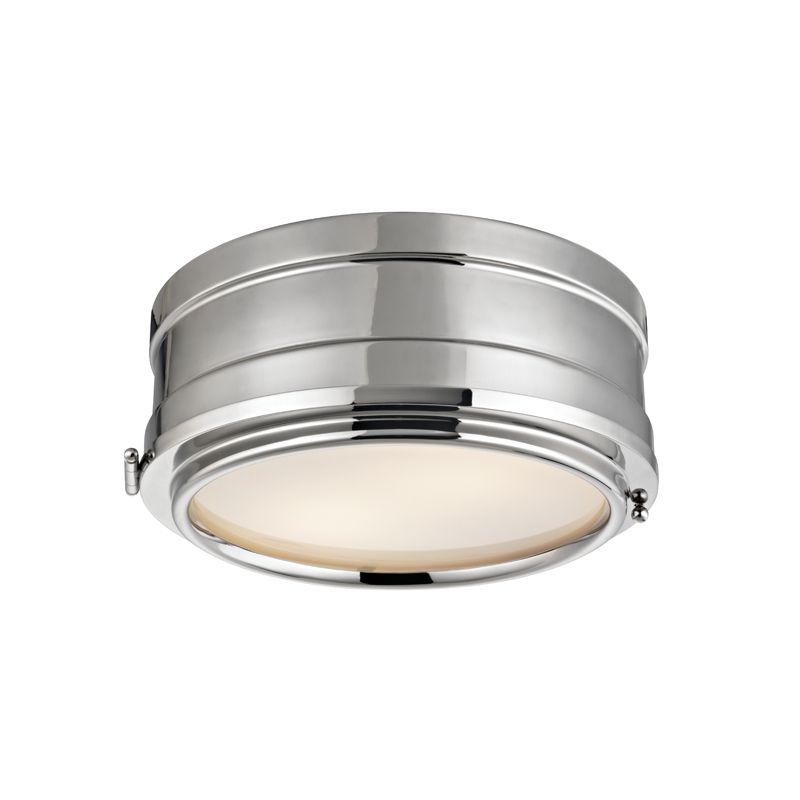 Rye Ceiling Light 2-Light Flush Mount by Hudson Valley Lighting in Aged Brass or Polished Nickel