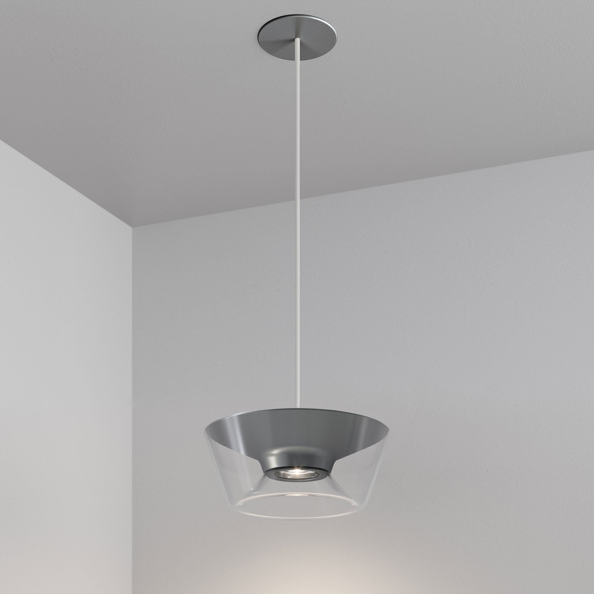 STELLR Recessed Pendant Light by Lucifer Lighting – Dimmable LED, Customizable Finishes, 90 CRI