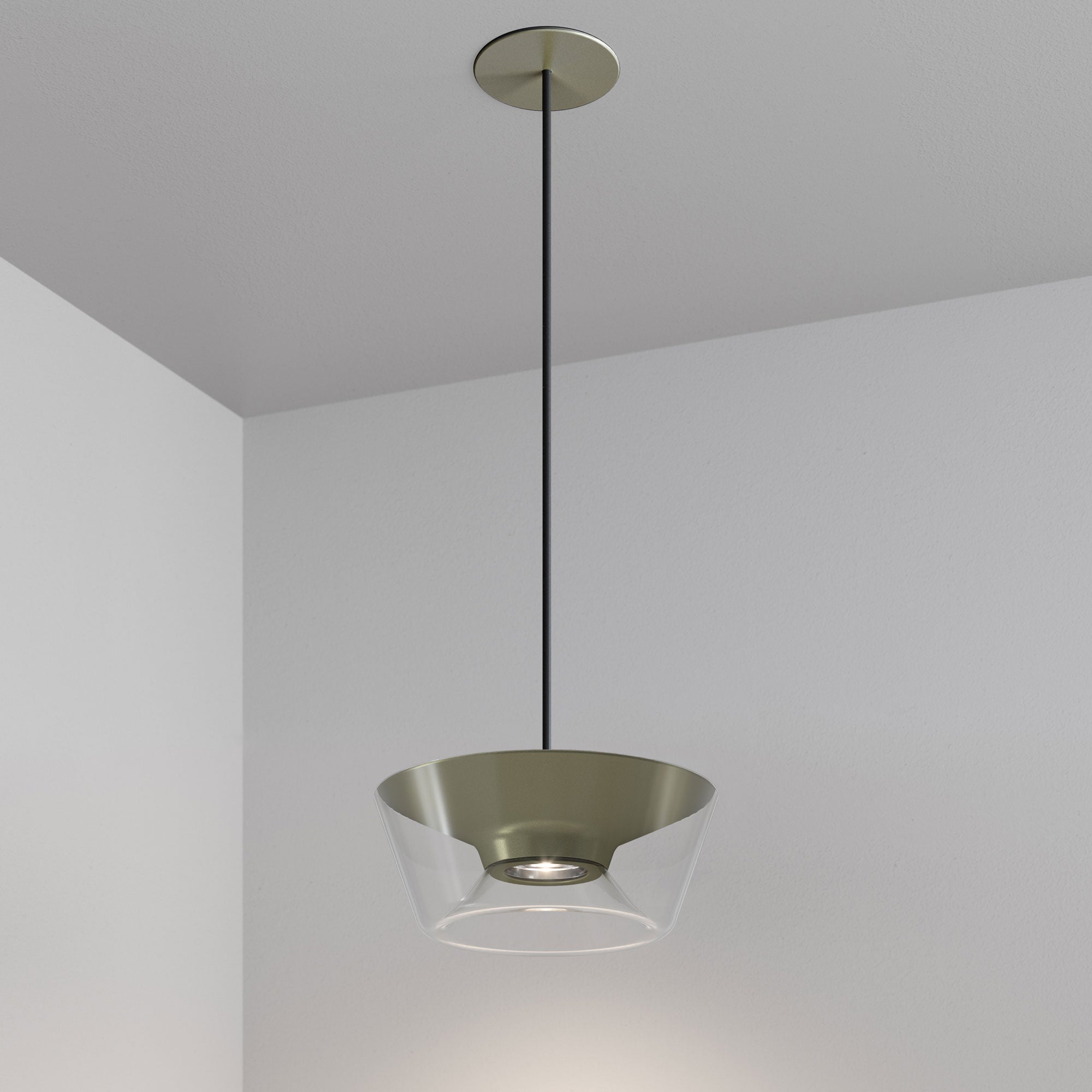 STELLR Recessed Pendant Light by Lucifer Lighting – Dimmable LED, Customizable Finishes, 90 CRI