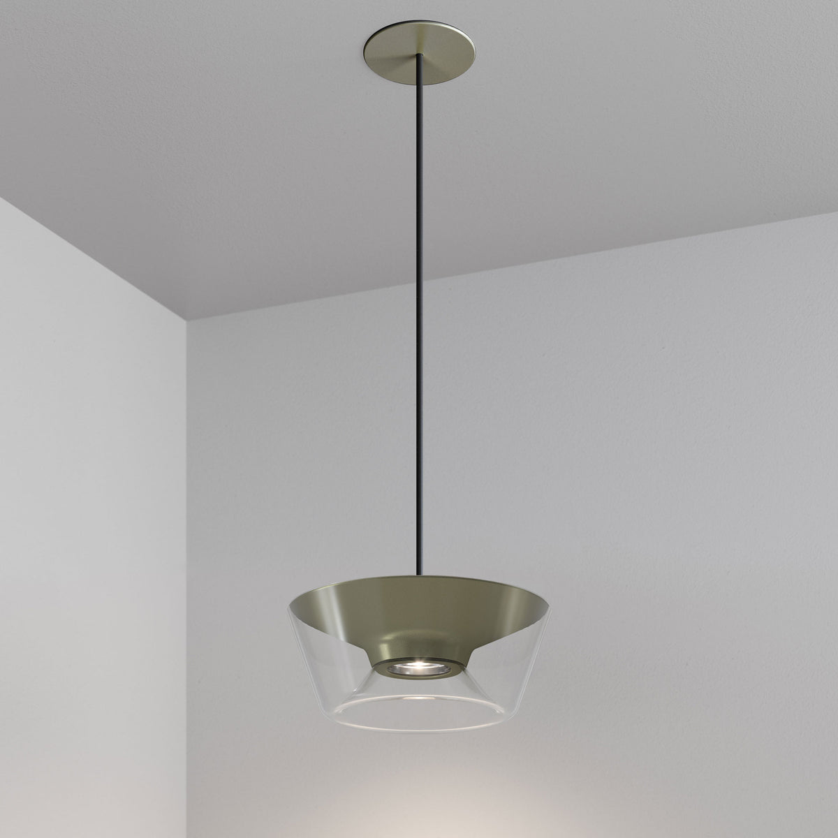 STELLR Recessed Pendant Light by Lucifer Lighting – Dimmable LED, Customizable Finishes, 90 CRI