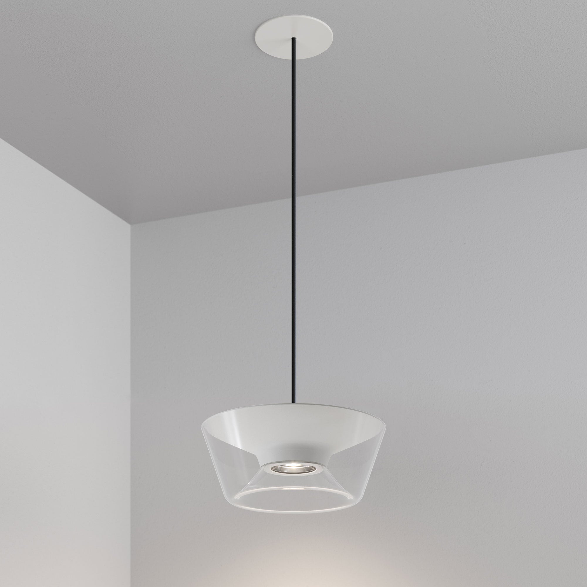 STELLR Recessed Pendant Light by Lucifer Lighting – Dimmable LED, Customizable Finishes, 90 CRI