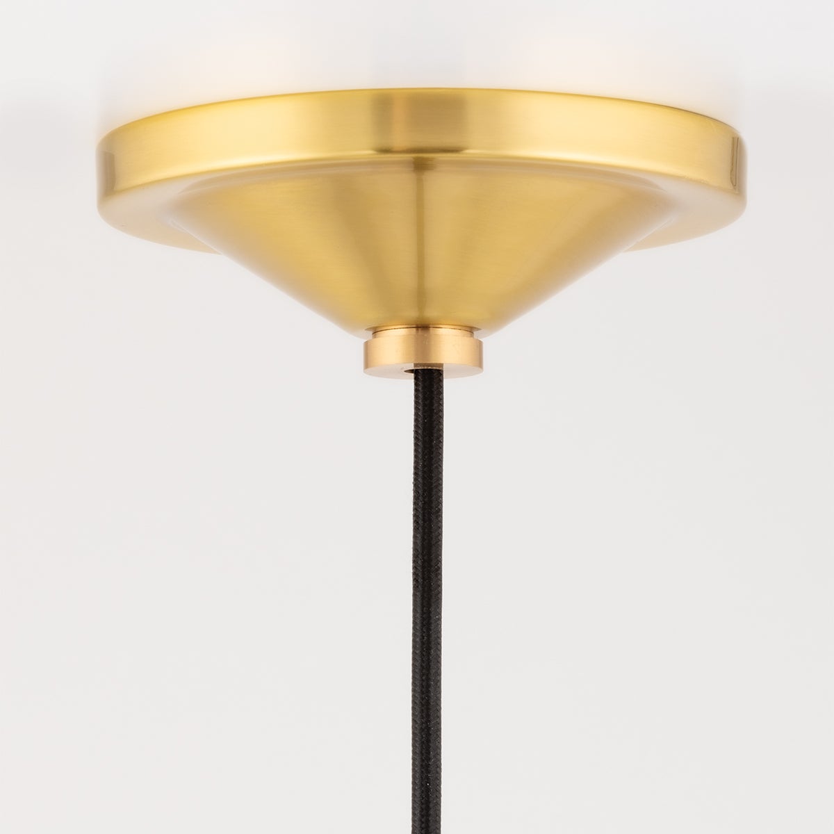 Mitzi Sang Pendant Light, 14.75" Height, Adjustable Dimmable Fixture with Aged Brass and Linen Shade