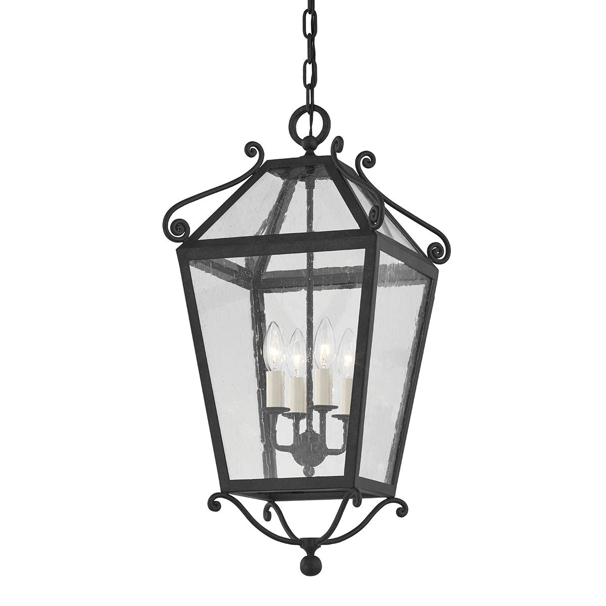 Santa Barbara County Outdoor Hanging Lantern by Troy Lighting F4128-FRN