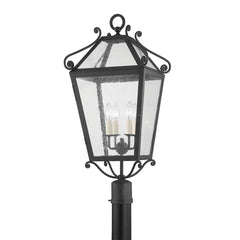 Santa Barbara County Outdoor Post Light 29.25" Tall by Troy Lighting, French Iron Finish, UL Wet Rated