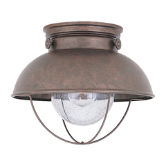 Sebring One Light Outdoor Flush Mount