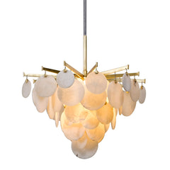 Serenity Chandelier by Corbett Lighting 228-42-GL/SS