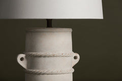 Siena Table Lamp 28.25" Height Handcrafted Terracotta Base Dimmable Linen Shade by Troy Lighting