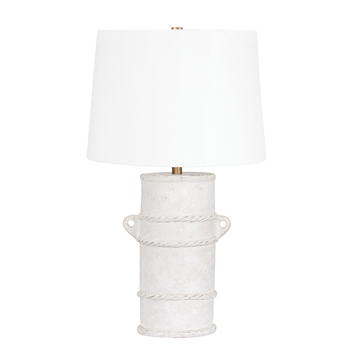 Siena Table Lamp 28.25" Height Handcrafted Terracotta Base Dimmable Linen Shade by Troy Lighting