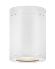 Silo Extra Small Flush Mount Light by Hinkley Lighting, 7" High, Glass Shade, Dimmable, 500 Lumens, UL Damp Rated