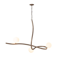 Slide Pendant Light by Hubbardton Forge - Dimmable, Versatile Style, 4 Feet Wide, Modern Design