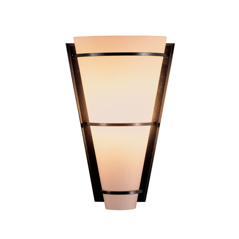 Suspended Half Cone Sconce by Hubbardton Forge 206551 - Dimmable, Customizable Finish, UL Damp Rated