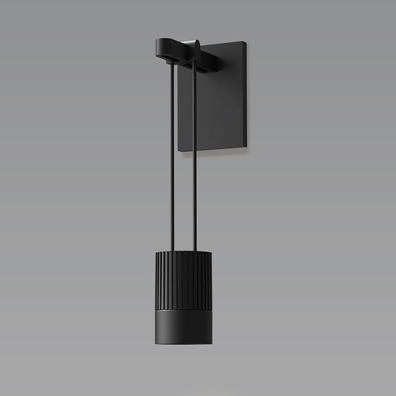 Suspenders Mini Single Sconce with Suspended Cylinder w/Snoot Flood Lens by SONNEMAN SLS0219