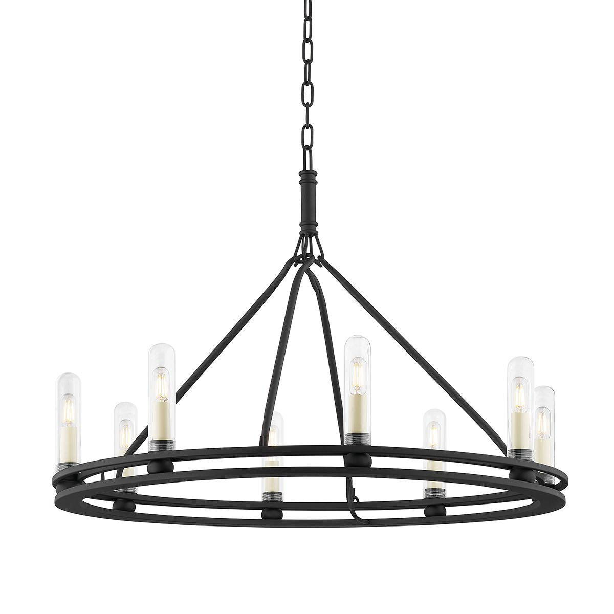 Sutton Outdoor Chandelier by Troy Lighting F6233-TBK