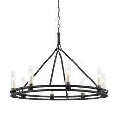 Sutton Outdoor Chandelier by Troy Lighting F6233-TBK