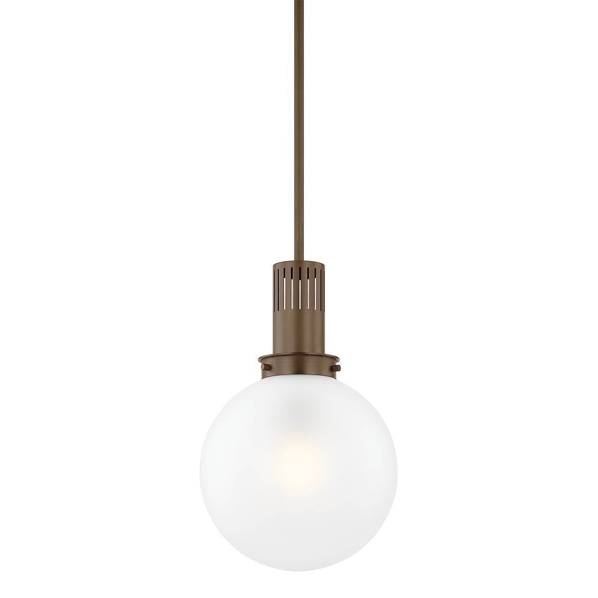 Tobias Pendant Light by Troy Lighting - Dimmable, Adjustable Height, Etched Glass Shade