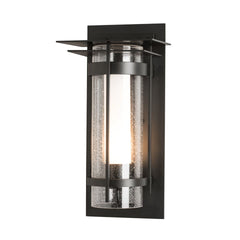 Hubbardton Forge 1-Light Outdoor Torch Sconce with Weather-Resistant Design and Dimmable Feature