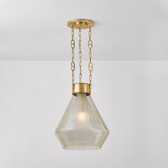 Tragus Large Pendant by Corbett Lighting 466-19-VB