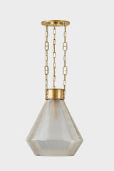 Tragus Large Pendant by Corbett Lighting 466-19-VB