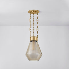 Tragus Pendant Light by Corbett Lighting - 32.25" to 93.75" Adjustable, Dimmable, Vintage-Inspired Design