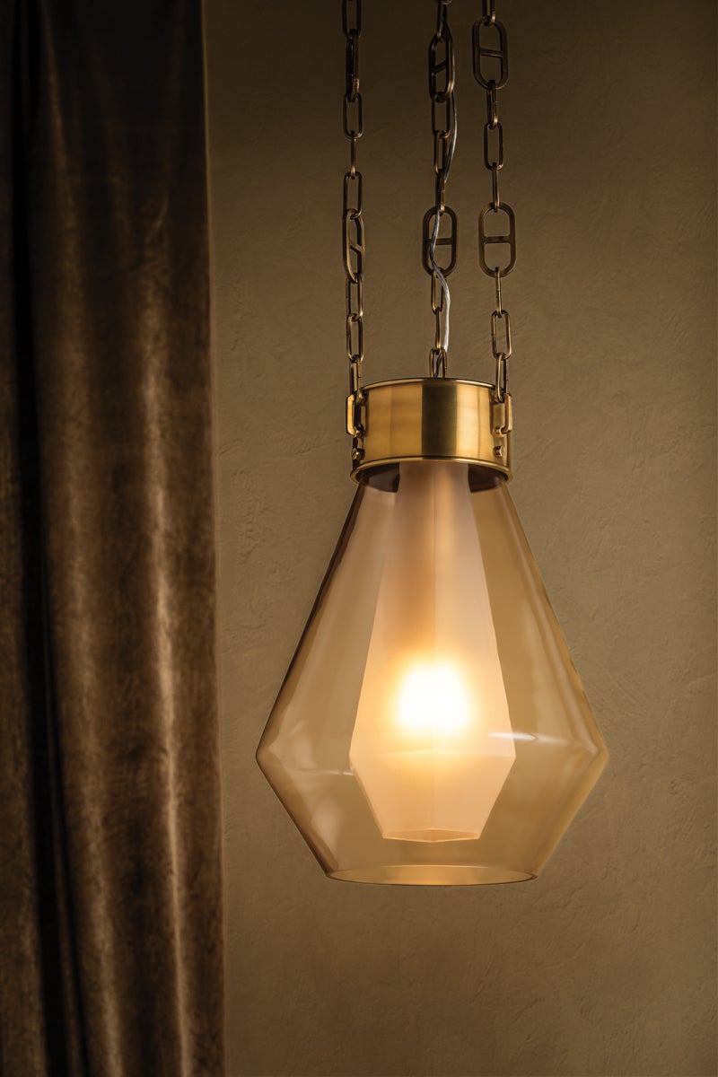 Tragus Pendant Light by Corbett Lighting - 32.25" to 93.75" Adjustable, Dimmable, Vintage-Inspired Design