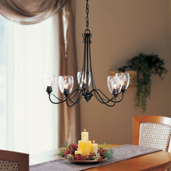 Trellis 5 Arm Chandelier by Hubbardton Forge - Artisan Crafted, Custom Finishes, Dimmable Lighting