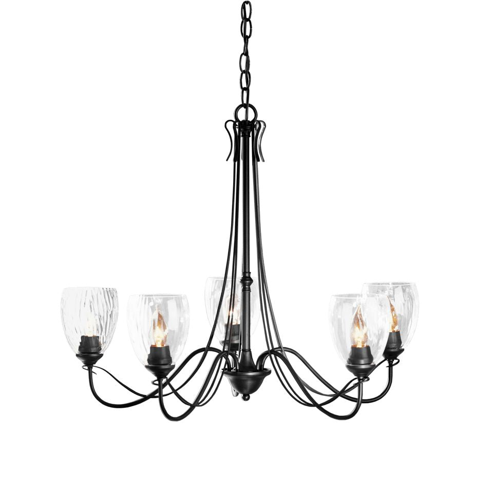 Trellis 5 Arm Chandelier by Hubbardton Forge - Artisan Crafted, Custom Finishes, Dimmable Lighting