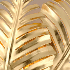 Tropicale Sconce 26.5" Height by Corbett Lighting - Gold Leaf Palm Frond Design, Dimmable Wall Light