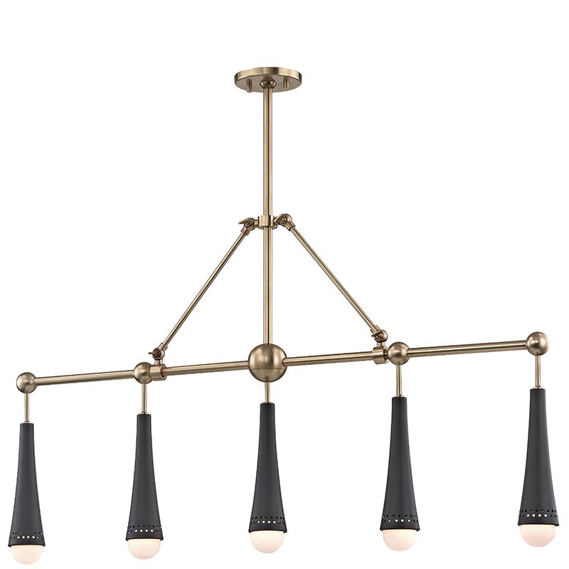 Tupelo Linear Chandelier by Hudson Valley Lighting 2125-AGB