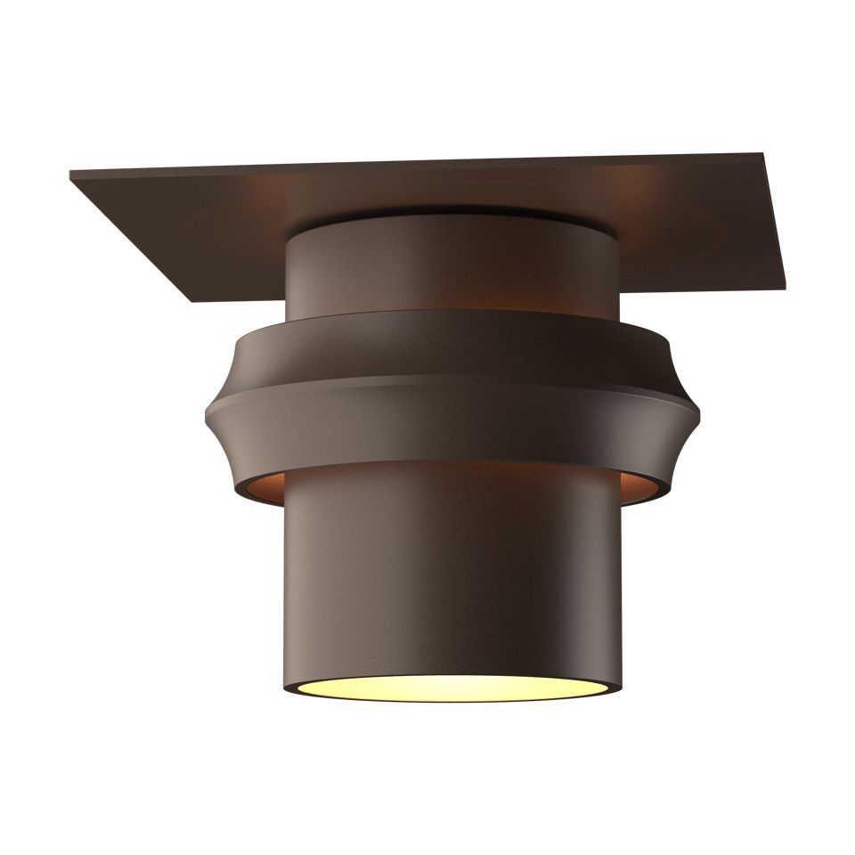 Hubbardton Forge Twilight Dark Sky Friendly Outdoor Semi-Flush Ceiling Light, 100W, UL Damp Rated