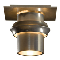 Hubbardton Forge Twilight Flush Mount Light - Handcrafted 1-Bulb Ceiling Fixture with Customizable Finishes