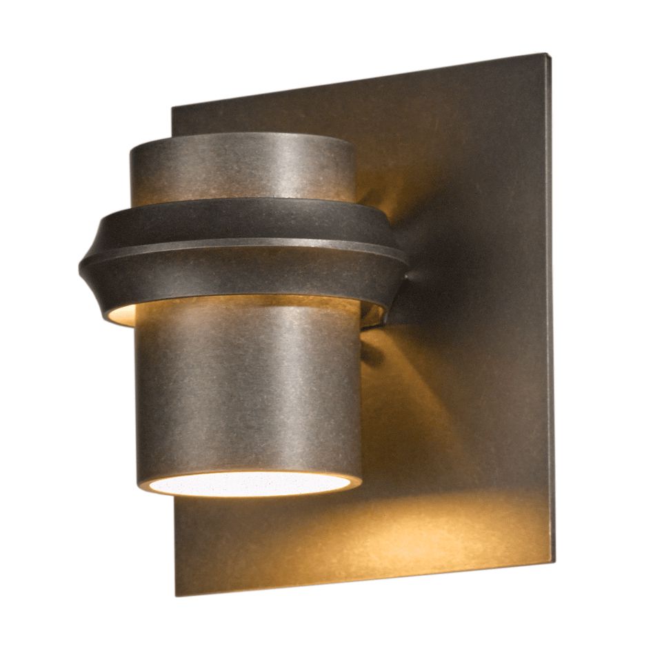 Hubbardton Forge Twilight 1-Light Dark Sky Friendly Outdoor Sconce, Coastal Black, UL Wet Rated