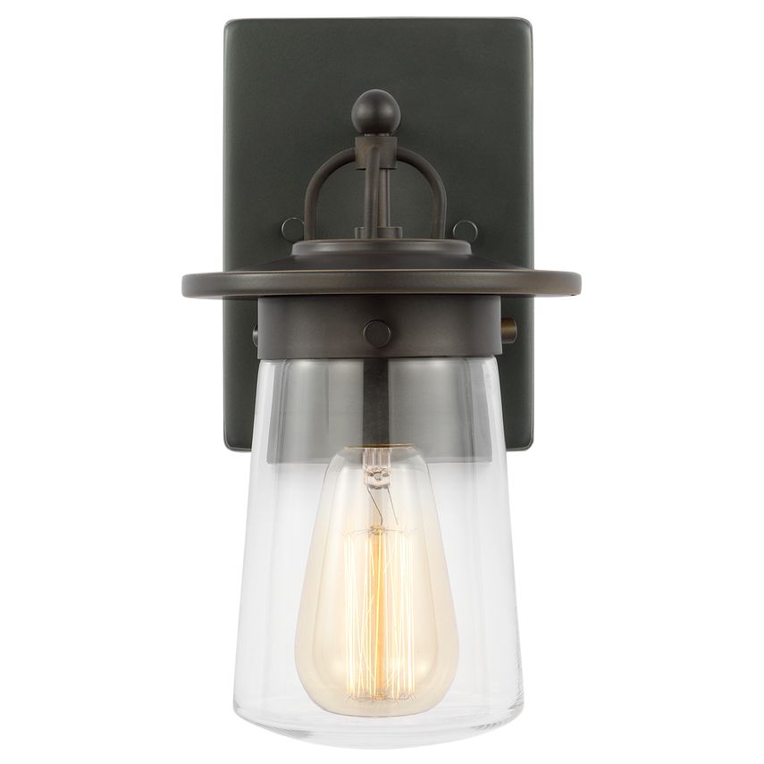 Tybee Small One Light Outdoor Wall Lantern by Visual Comfort 8508901