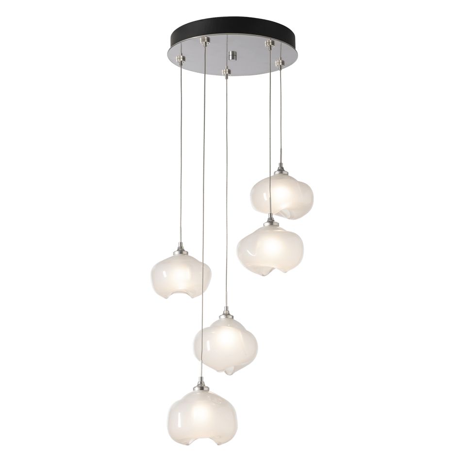 Ume 5-Light Pendant by Hubbardton Forge - Dimmable, Adjustable Hanging Height, Various Finish Options