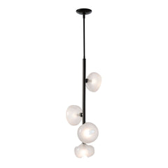 Ume Vertical Pendant Light by Hubbardton Forge, Dimmable, Adjustable Height, Multiple Finish Options