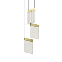 V Panels 3-Light Pendant by SONNEMAN 3092