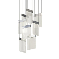 V Panels 8-Light Pendant by SONNEMAN 3094