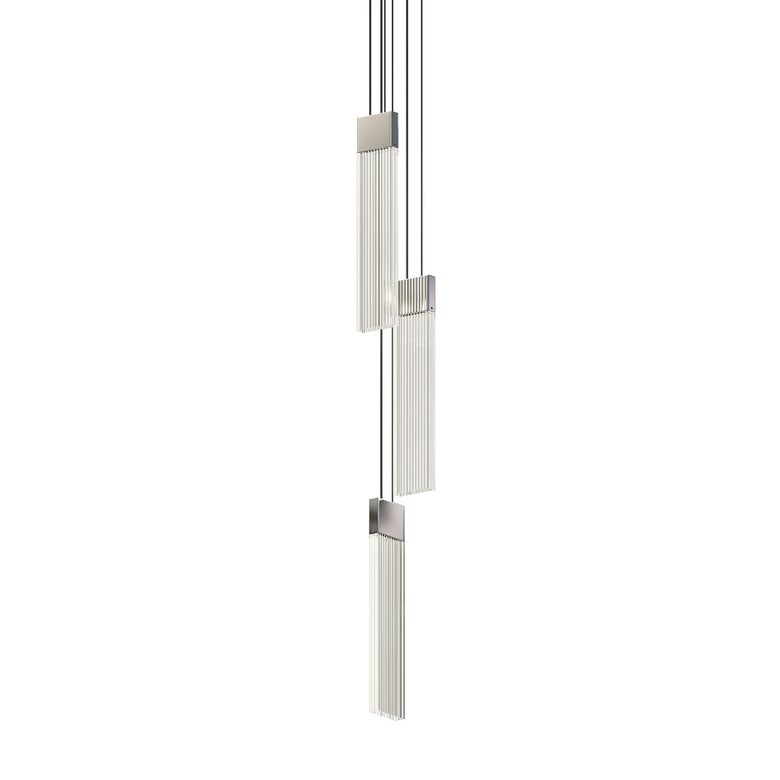 V Panels Thin Pendant - 3 Light