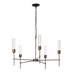 Vela 5 Arm Chandelier by Hubbardton Forge 105045