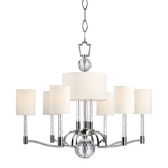 Waterloo Chandelier by Hudson Valley Lighting 3006-PN