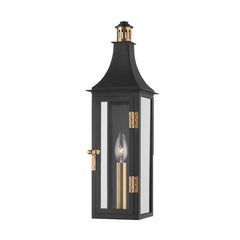 Wes Wall Sconce by Troy Lighting B7819-PBR/TBK